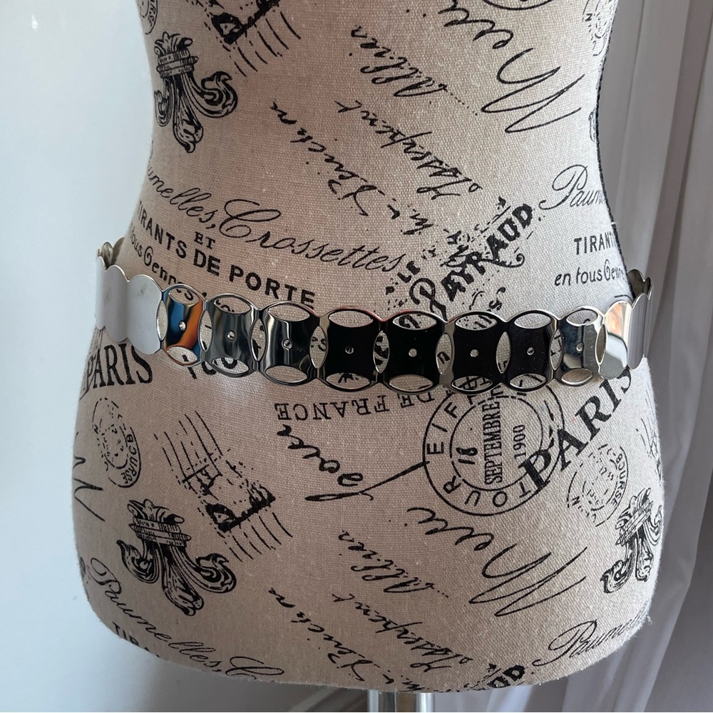 Oscar de la Renta Metallic Belt